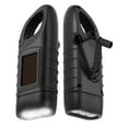 thumbnail image 1 of 2pcs hand-crank flashlight, solar flashlight, emergency flashlight, mini flashlight, 1 of 5