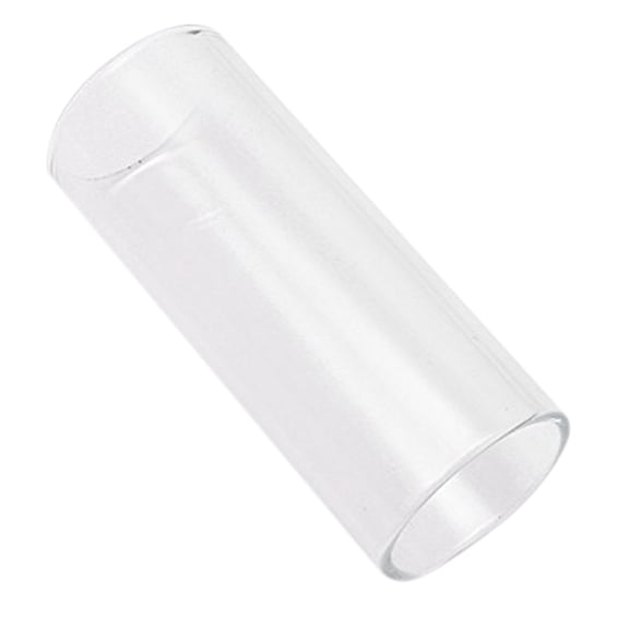 GAXIRE Guitar Slide Transparent Glass 1Pack 2.4X1.0X1.0In