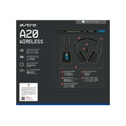 ASTRO Gaming A20 Wireless Headset Gen 2 for PlayStation 5, PlayStation 4, PC, Mac