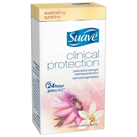Suave Everlasting Sunshine Clinical Antiperspirant Deodorant, 1.7 oz