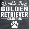 thumbnail image 3 of CafePress - World's Best Golden Retriever? Grandma T Shirt - Women's Traditional Fit Dark T-Shirt, 3 of 4