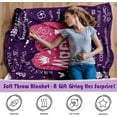 thumbnail image 4 of DAJU Mothers Day Blanket for Mom Gifts for Mom from Daughter Blanket Mom Birthday Gifts(50*60inch), 4 of 7