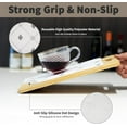 thumbnail image 2 of Non-Slip Refrigerator Liners Roll, Absorbent Fridge Liners Machine Washable Refrigerator Shelf Liners Keep Food Fresh Mats, No Adhesive Shelf Liners & Drawer Liners for Glass Shelves (12inx12ft), 2 of 6