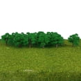 thumbnail image 2 of Modelo De árboles De 25 Unidades Tren Diorama Paisaje Paisaje Paisaje 1: 300, 2 of 9
