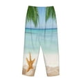 thumbnail image 5 of Bingfone Pajamas For Women,Starfish In Beach Pajama Pants With Pockets-Medium, 5 of 9