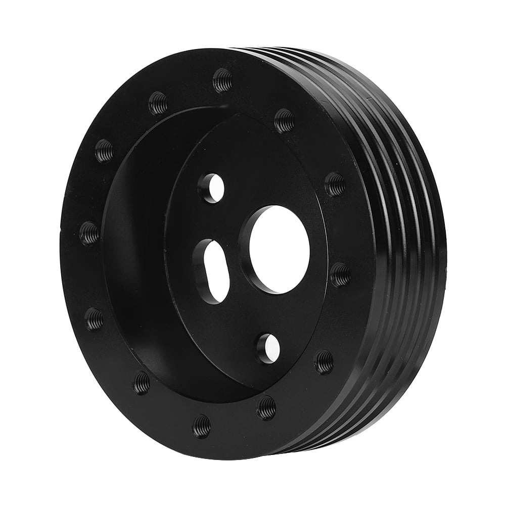 Feoflen Steering Hole Adapter,1in Aluminum Steering Wheel Hub Spacer For 5 6 Hole Wheels To 3