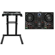 Hercules DJ CONTROL INPULSE 200 4-Pad DJ Controller w/Sound Card+Stand