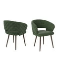 thumbnail image 2 of Ottomanson Palermos Mid Century Modern Easy Assembled Kitchen Dining Chair, Green, Set of 2, 2 of 6