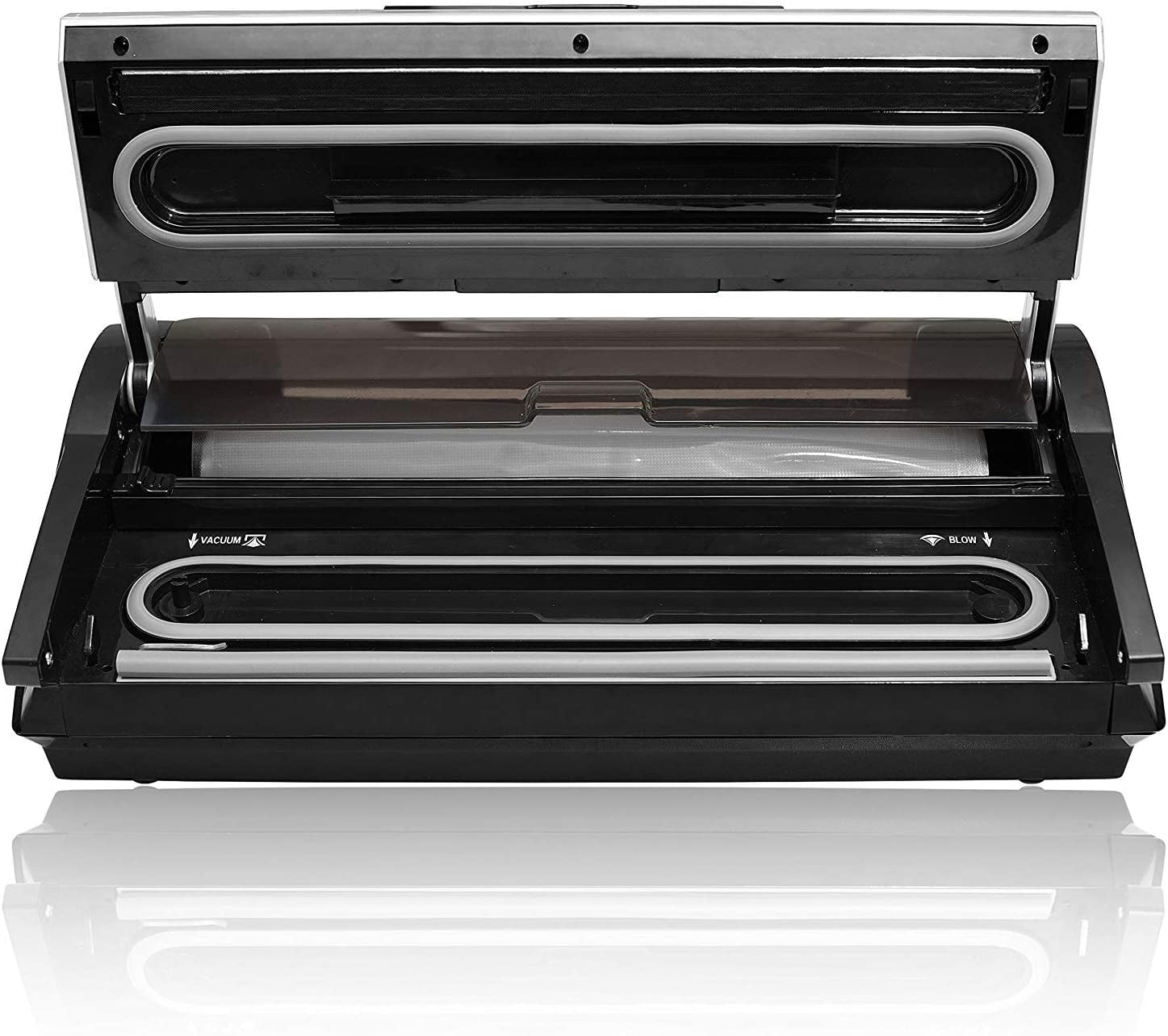 Fresh World FW-3150 Automatic Vacuum Sealer with Built-in Roll Storage, Cutter with starter Bags and Roll