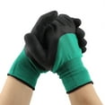 thumbnail image 3 of Guantes de Jardinería, Evita el Deslizamiento que transpirable que Seca Rápidamete Guantes de Parto Verde para la Limpieza del Jardín, 3 of 7
