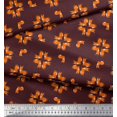 thumbnail image 3 of Soimoi Poly Georgette Fabric Fox Kids Print Fabric by Yard 52 Inch Wide, 3 of 3