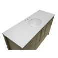 thumbnail image 6 of Horizon 60" Single Bathroom Vanity with Weathered Gray Cabinet and Quartz Top, 6 of 9