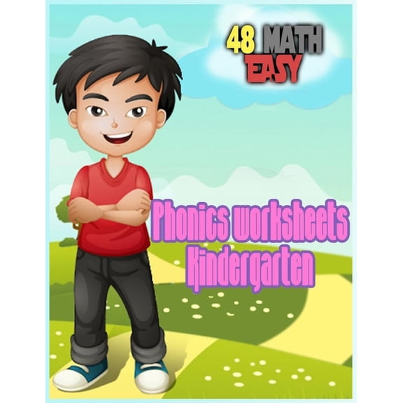Phonics worksheets Kindergarten : 48MATH Kids (Paperback)