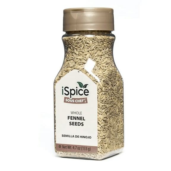 iSpice | Fennel Seed | 4.7 oz | Gourmet Spice | Kosher | Greenish-brown