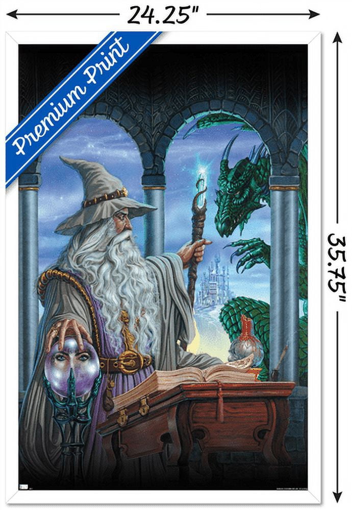 Ed Beard Jr - Wizards Emissary Wall Poster, 22.375" x 34", Framed