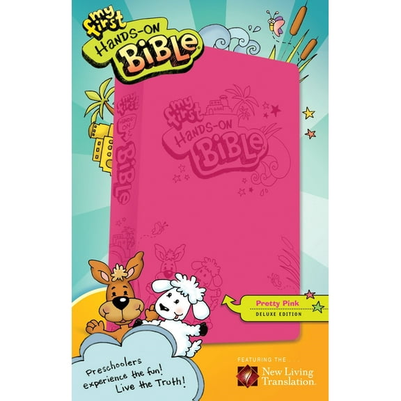 NLT My First Hands-On Bible-Pretty Pink LeatherLike