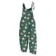 thumbnail image 4 of Mono con estampado navideño para mujer, informal, holgado, con tirantes ajustables, holgado, versátil, con tirantes, pierna ancha y ajustable, 4 of 4