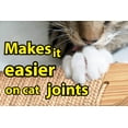 thumbnail image 5 of Skywin Cat Steps - Solid Rubber Wood Cat Stairs Great for Scratching and Climbing - Easy to Install Wall Mounted Cat Shelves for Playful Cats (Right Facing), 5 of 7