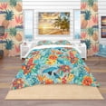 thumbnail image 2 of Designart 'Tropical Pattern' Tropical Bedding Set - Duvet Cover & Shams, 2 of 4