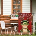thumbnail image 2 of Christmas Frog Garden Flag 12x18 Inch Double Sided Winter Holiday Outdoor Yard Decorative Flag, 2 of 6