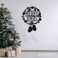 CCRAFT Merry Christmas Unique Metal Sign Led Light Wall Art for Home