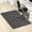 Black, variant on Office Chair Mat for Hardwood Floor, 40"x 55" Desk Mat for Hard Wood, Large Anti-Slip Hard Floor Protector Rolling Chair Mat, PVC Mat Desk Rug for Office Home, Dark Grey