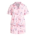 thumbnail image 4 of Way to Celebrate Women's Americana Notch Collar Top and Shorts Pajama Set, 2-Piece, Sizes XS-3X, 4 of 4