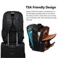 thumbnail image 2 of Baohd TSA Friendly Large Laptop Backpack 17.3 Inches Computer Bag For Men Women With USB Port For Business Travel College School Black, 2 of 6