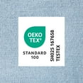 thumbnail image 6 of TOWN & COUNTRY EVERYDAY CuddleTown Faux Linen Comfy Cozy Cuddler Pet Bed, Supportive & Calming Egg Crate Foam, Water Repellent, Non-Slip Bottom, Machine Washable Cover, Blue, Medium 28"x26"x8", 6 of 6