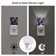 thumbnail image 3 of Fuzoiu Bulldog with Forest Flag Print Dusk to Dawn LED Night Light with Light Sensor, Energy-Efficient Touch-Safe Night Lamp for Home, Office, and Kids' Rooms-US, 3 of 7