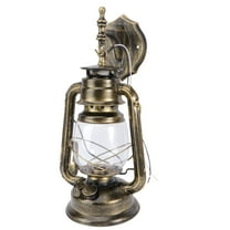 WHAMVOX Kerosene Retro Horse Lantern Wall Lamp Unique Wall Lamp 38x18cm Coffee