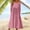 Pink, variant on Button Down Dresses for Women Fit & Flare Casual Dresses Dresses 3/4 Sleeve Gray Boat Neck Womens Dress,L
