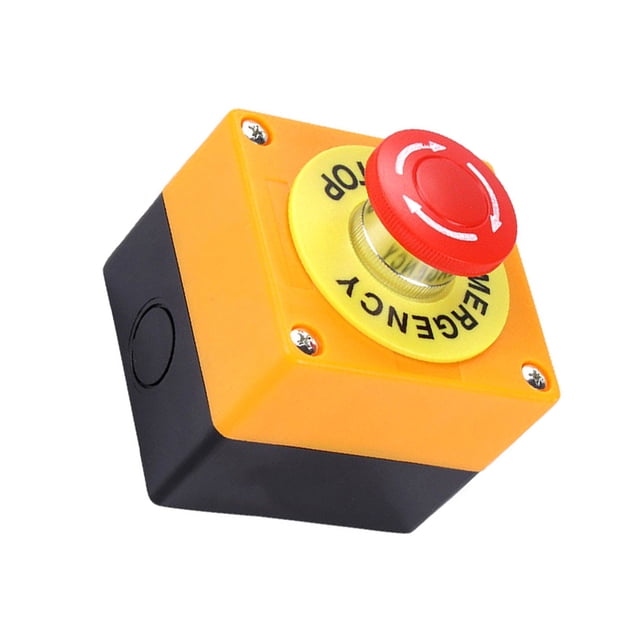 Eigraketly Interruptor de botones de emergencia a prueba de explosiones con interruptor de parada de emergencia de sellado confiable a prueba de Herramientas eléctricas