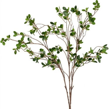 3 Pcs Faux Stems Artificial Branches for Vase Greenery Stems Faux Branches for Vase Plant Artificial Eucalytus Branches Plants (45"/Each Branch)
