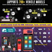 Autel Scanner MaxiIM KM100 OBD2 Diagnostic Scan Tool, Key Fob Pr0gramming Tool 2026 OBD Learning for 95% Vehicles Covered