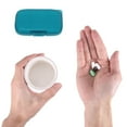thumbnail image 4 of Unique Bargains 1 Pc 6 Grids Single Layer Pill Box with Hanging Rope for Travel Blue, 4 of 6
