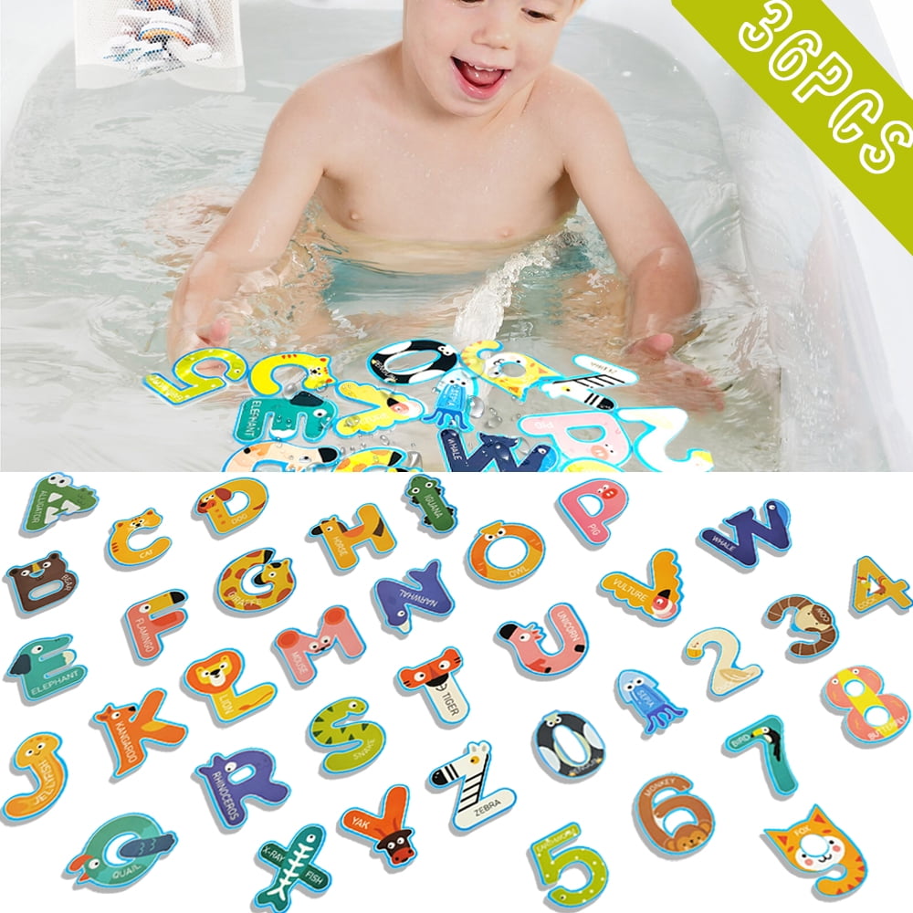 Bath Toys for Infants 612 Months 36PCS, Foam Fun Alphabet Letters