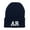 Navy, variant on AR Arkansas State Embroidered Long Beanie - Black OSFM