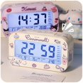 thumbnail image 2 of Sanrioed My Melody Cartoon Kids Alarm Clock Desktop Kawaii Kuromi Student Smart Electronic Clock Get Up Bedroom Ornaments Gift, 2 of 29