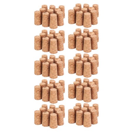 

100Pcs Tapered Corks Stoppers DIY Craft Art Model Building 22x17x35mm