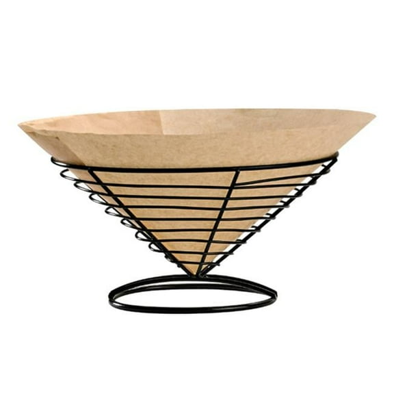 Packnwood 294CONE23 5.3 in. Black Steel Basket