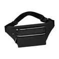 thumbnail image 1 of Riñonera portátil, riñonera con bolsillos Bolso manos multiusos Cartera liviana Riñonera para viajar Festival Ciclismo Deporte , negro, 1 of 8