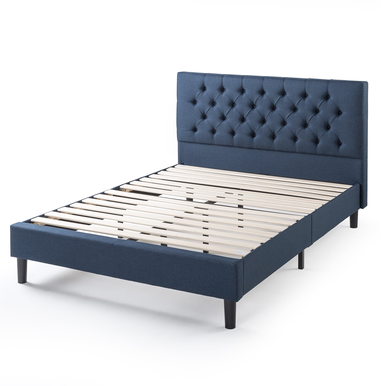 Zinus misty upholstered deals platform bed frame