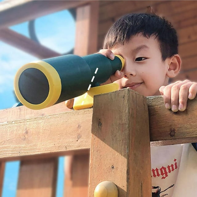 Telescopio de plástico para niños regalos de juguete para juegos libre para niños, juguetes educativos juguetes de aprendizaje para