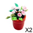 thumbnail image 1 of Plantas en maceta Dollhouse,Dollhouse miniaturas 1/6 escala 1/12 accesorios,Miniatura Escena Bonsai Planta Micro Paisaje,Hada jardín accesorios suministros decoración,Plantas de flores en, 1 of 10