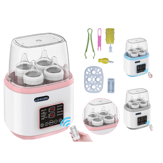 KIDDOS, Calentador Esterilizador Biberones Para Bebé Gran Capacidad