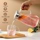 thumbnail image 3 of Jarra de vidrio Wlasss de 2 litros con tapa, línea de escala precisa para bebidas, 3 of 6