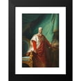 thumbnail image 2 of Johann Baptist von Lampi the Younger 18x24 Black Modern Framed Museum Art Print Titled - Portrait of the Emperor Franz II (I.) (1825), 2 of 5