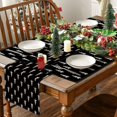 thumbnail image 5 of mubwai Black Xmas Pine Christmas Placemats Set of 4, 12x18 Inch Seasonal Christmas Table Mats for Party Kitchen Dining Decoration, 5 of 6