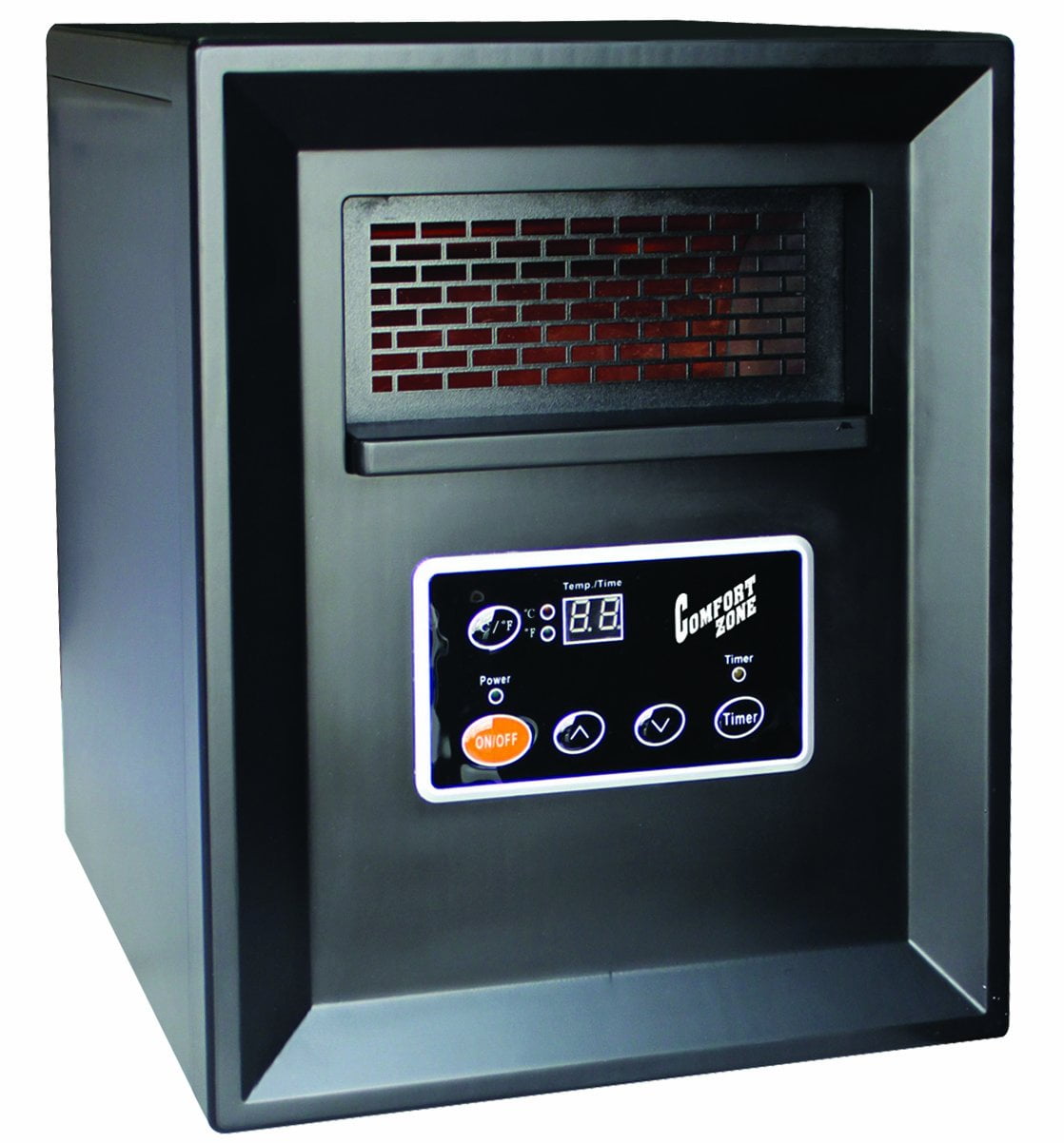 Comfort Zone Cz2011p Quartz Infrared Electric Cabinet Heater